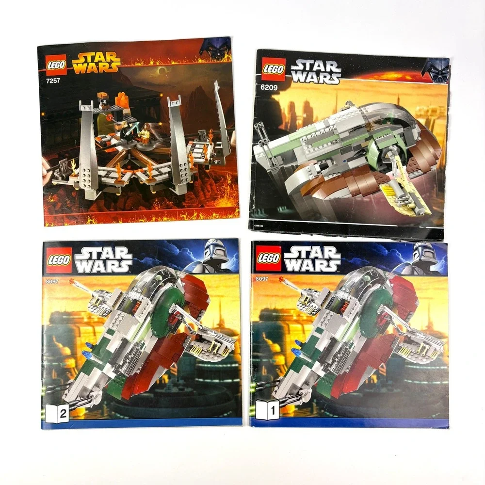 Lego Star Wars Lot of 20 Instruction Manuals Books 6209 7257 8097 75100 READ/SEE